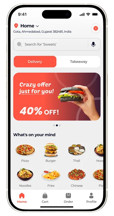 Forkful app home screen