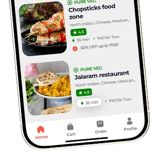 App screen listing Forkful kitchens