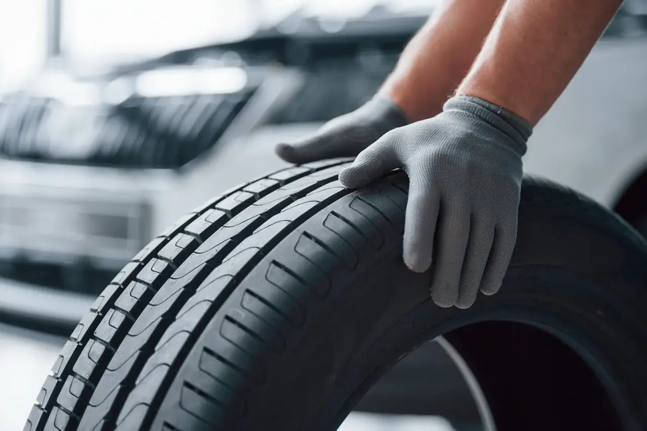 Professional tire repair service